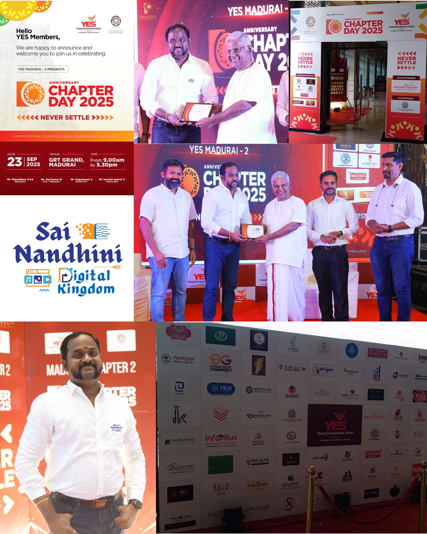 Honoured at YES Madurai Chapter-2